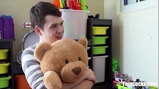 Father Buys Stepson Sex Bear And Helps Him Sex It