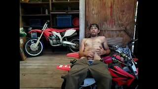 Jacking Off at Work Thinking of Fucking 2 in 1