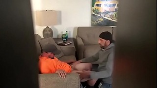 Straight Spy Blowjob