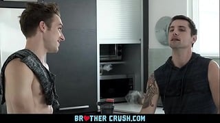 Brothercrush – Fit Guy Barebacks His Grown Stepbro S Throbbing Asshole