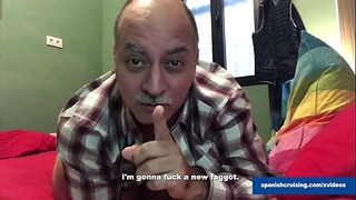 Stepdad Chris Barebacking a Faggot