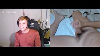 Faggot Male Cums At Omegle