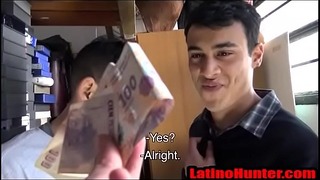 Hirsute Latin Twink Fucked Bareback By a Straight Dude