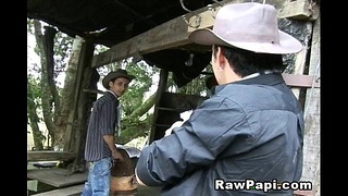 Latino Fag Cowboys Barebacking