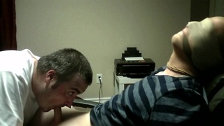 Blowing Beautiful Straight Boy When Bound + Gagging