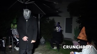 Fucked Bareback for the Halloween Ceremeony With Submission Extrem in Outside for Dimitri