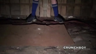 Ebony Scally Boy Fucked In Basement By Sneaker