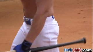 Verbluffende Jocks Neuken onder de douche na een honkbalwedstrijd