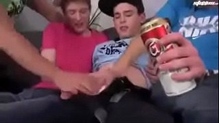 Twink Is Fucked By Three Guys Professional Triple-Penetration