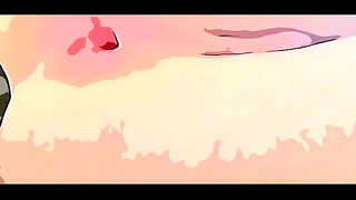 Cartoon Closeup Anal Fingering