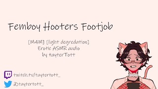 Femboy Hooters Footjob Yaoi Asmr M4M Lustful Asmr Áudio