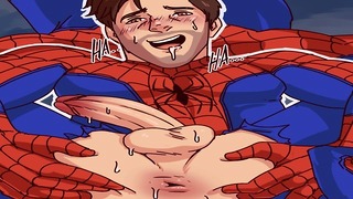 Hentai - Spiderman X Miles Morales – Animacion Gay – Dibujo 애니마도 코믹 애니마도