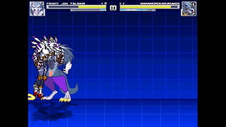 Mugen Jon Talbain Vs Weregarurumon For Bergablack