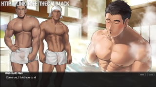 Seksowny trener siłowni jest spłukany, przyciągając bogatych gejów Takiyutaro, aby utrzymać się – część 1