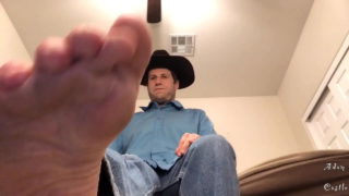 Cowboy POV Adoration des pieds