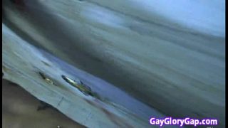 Cumshot At Gay Gloryhole Handjob For Straight 26
