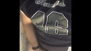 Dirty Talking Football Player Cums On His Jersey