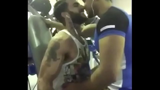 Lovely Gay Kiss At Gym Between Two Indians