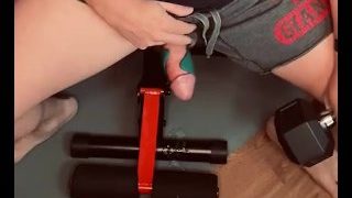 Muscle Jock Hands Free Cum With Lovense Gush