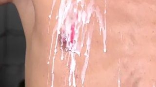 Old And Young Fun For BDSM Couple With Ties And Hot Wax
