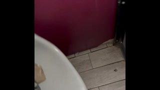 Playing With My Cock At The Gloryhole