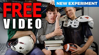 Two Football Players Fuck Nerdy Boy Edward Terrant To Let Him Join The Team