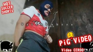 Valescabeza362 Cerdooo!!! Spodenki piłkarskie Pig Piss Video Cerdo Orinando