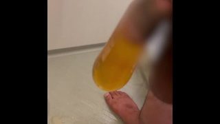 A Lot Of Pee In The Condom