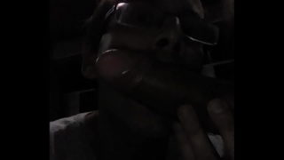 Amateur Cocksucking In A Sexcabine