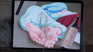 Aqua’s Konosuba Feet Cum Tribute