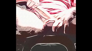 Bad Wolf28 がペニスをマッサージするエロチックでフェティッシュなアニメーション バージョン