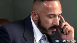 Bear Gets Beard Cummed