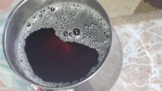 Bear Pissing On Coffe To Drink It