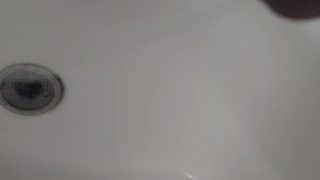 Big Dick Piss In Sink