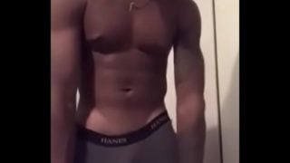 Black Teen Works Out And Stretch’s Xl BBC Handsomedevan