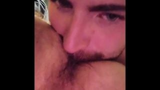 Blond Hunk Deep Rimming A Hairy Otter Ass