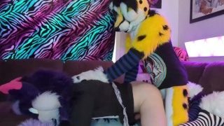 Cheetah rumps femboy pussy