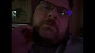 Chub Bear Rubbing Chest With Family In The Same Room