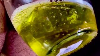 Close Up Rank Yellow Morning Piss