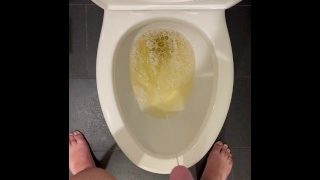 College Cub Public Toilet Piss POV