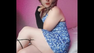 Crossdresserkitty On Youtube This Booty Femboy Blonde Model In Her Private Room In High Heels Crossdresser,