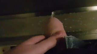 Cum Watch This Thick Cock Piss All Over A Public Urinal!!