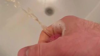 Cumming In Close-Up With A Massive Portion Of Cum In Slow Motion / Big Uncut Veiny Cock / Pissing