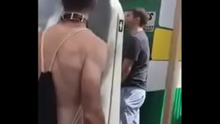 D. Piss At Public Toilet