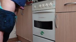 Desperate Pee In The Kitchen