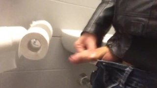 Dirty Boy Pissing In Public Sink