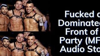 Dominado na festa por dois ursos – Gay Audio Story