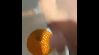 Dribbling Piss In Airport Urinal Got Me Horny So I Jerked It