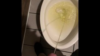 Eddie De Luca Pissing At Work