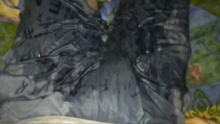 Emptying Bottle Of Piss On Under Armour Clothes